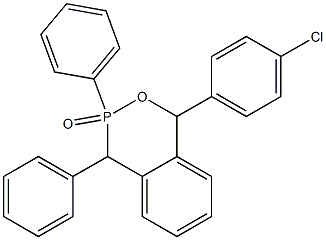 1-(4-Chlorophenyl)-3,4-diphenyl-3,4-dihydro-1H-2,3-benzoxaphosphorin 3-oxide