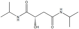 [S,(-)]-2-Hydroxy-N,N'-diisopropylsuccinamide Struktur
