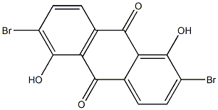 2,6-Dibromo-1,5-dihydroxy-9,10-anthraquinone Structure