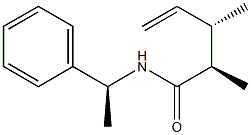 (2R,3S)-2,3-Dimethyl-N-[(S)-1-phenylethyl]-4-pentenamide Structure