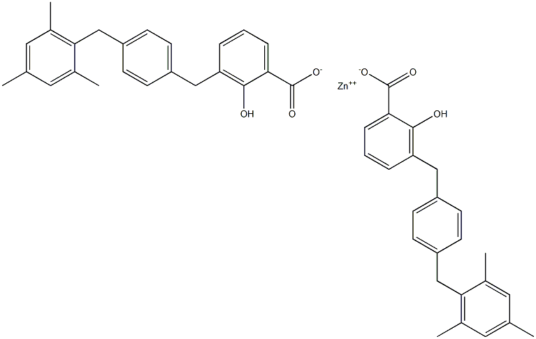  Bis[3-[4-(mesitylmethyl)benzyl]salicylic acid]zinc salt