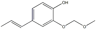 2-(Methoxymethoxy)-4-(1-propenyl)phenol Structure