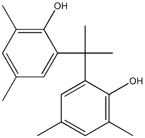 2,2'-(2,2-Propanediyl)bis(4,6-dimethylphenol) Structure