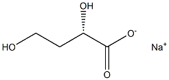 (2S)-2,4-Dihydroxybutyric acid sodium salt Structure