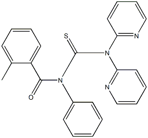  3,3-Di(2-pyridyl)-1-(2-methylbenzoyl)-1-phenylthiourea