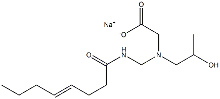  N-(2-Hydroxypropyl)-N-(4-octenoylaminomethyl)glycine sodium salt