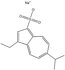 6-Isopropyl-3-ethylazulene-1-sulfonic acid sodium salt