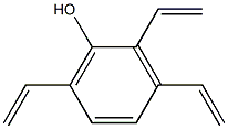 2,3,6-Triethenylphenol,,结构式