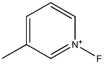 1-Fluoro-3-methylpyridinium 结构式
