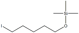 Trimethyl(5-iodopentyloxy)silane Structure