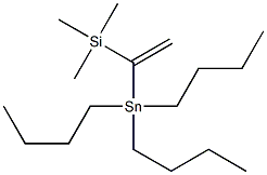 1-(トリブチルスタンニル)-1-(トリメチルシリル)エテン 化学構造式