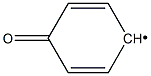 4-Oxo-2,5-cyclohexadienylradical Struktur