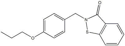  2-[4-Propoxybenzyl]-1,2-benzisothiazol-3(2H)-one