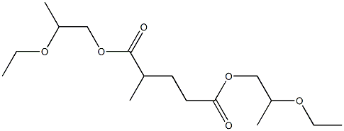 2-Methylglutaric acid bis(2-ethoxypropyl) ester Structure