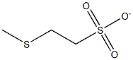 2-(Methylthio)ethanesulfonic acid anion Structure