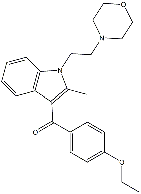 3-(4-Ethoxybenzoyl)-2-methyl-1-[2-morpholinoethyl]-1H-indole|