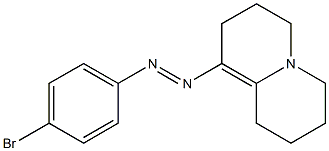 1-(4-Bromophenylazo)-2,3,6,7,8,9-hexahydro-4H-quinolizine|