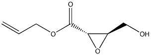 (2S,3R)-4-Hydroxy-2,3-epoxybutanoic acid allyl ester Struktur