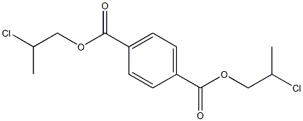 テレフタル酸ビス(2-クロロプロピル) 化学構造式