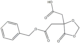 5-(Benzyloxycarbonylmethyl)-4-oxo-1,3-dioxolane-5-acetic acid|