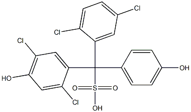 (2,5-Dichlorophenyl)(2,5-dichloro-4-hydroxyphenyl)(4-hydroxyphenyl)methanesulfonic acid