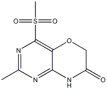 2-Methyl-4-methylsulfonyl-8H-pyrimido[5,4-b][1,4]oxazin-7(6H)-one Structure