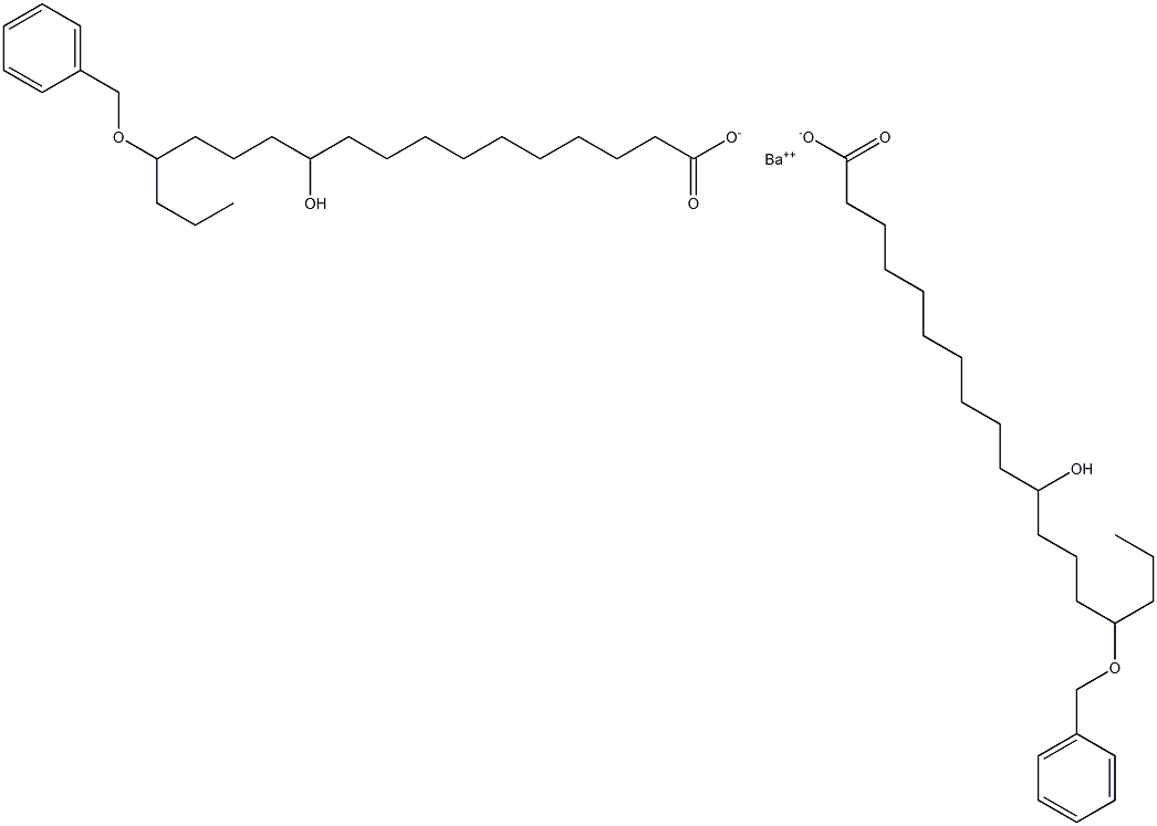 Bis(15-benzyloxy-11-hydroxystearic acid)barium salt