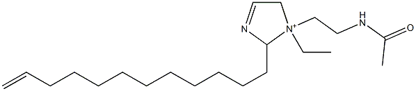 1-[2-(Acetylamino)ethyl]-2-(11-dodecenyl)-1-ethyl-3-imidazoline-1-ium,,结构式