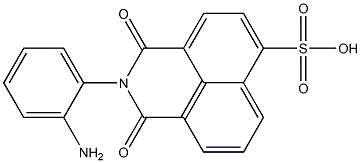 2-(o-Aminophenyl)-2,3-dihydro-1,3-dioxo-1H-benzo[de]isoquinoline-6-sulfonic acid