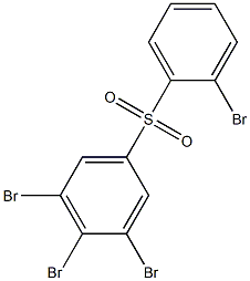 3,4,5-Tribromophenyl 2-bromophenyl sulfone,,结构式
