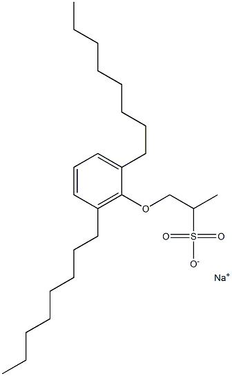 1-(2,6-Dioctylphenoxy)propane-2-sulfonic acid sodium salt