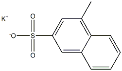 4-メチル-2-ナフタレンスルホン酸カリウム 化学構造式