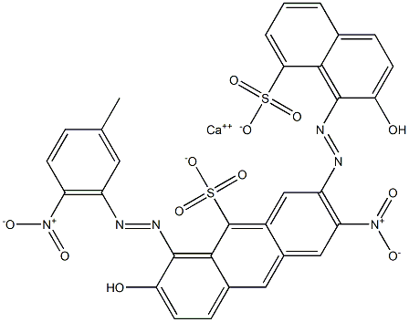  Bis[1-[(3-methyl-6-nitrophenyl)azo]-2-hydroxy-8-naphthalenesulfonic acid]calcium salt