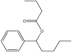  Butanoic acid 1-phenylpentyl ester