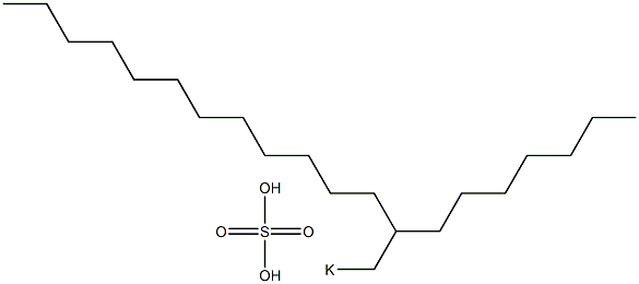 Sulfuric acid 2-heptyltetradecyl=potassium salt