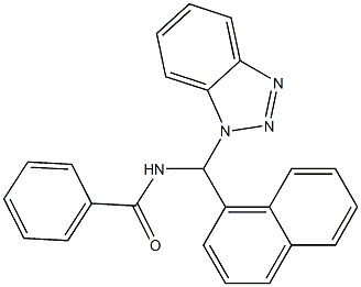  N-[(1H-Benzotriazol-1-yl)(1-naphtyl)methyl]benzamide