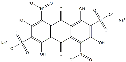 1,3,5,7-Tetrahydroxy-9,10-dihydro-4,8-dinitro-9,10-dioxoanthracene-2,6-disulfonic acid disodium salt