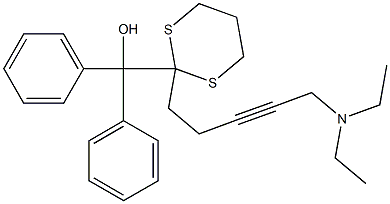 Diphenyl[2-[5-diethylamino-3-pentynyl]-1,3-dithian-2-yl]methanol|