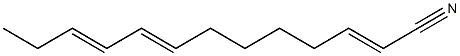 2,8,10-Tridecatrienenitrile 结构式