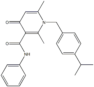 1-(4-Isopropylbenzyl)-1,4-dihydro-2,6-dimethyl-N-phenyl-4-oxopyridine-3-carboxamide