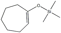 (1-Cycloheptenyloxy)trimethylsilane,,结构式