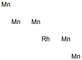 ペンタマンガン-ロジウム 化学構造式