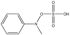 Sulfuric acid [phenyl(methyl)amino] ester,,结构式