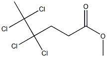 4,4,5,5-Tetrachlorohexanoic acid methyl ester 结构式