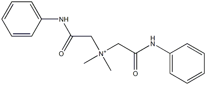 Dimethylbis[(phenylcarbamoyl)methyl]aminium