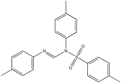 N1-Tosyl-N1,N2-bis(p-methylphenyl)formamidine Structure