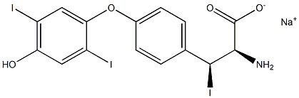 (2R,3S)-2-Amino-3-[4-(4-hydroxy-2,5-diiodophenoxy)phenyl]-3-iodopropanoic acid sodium salt|