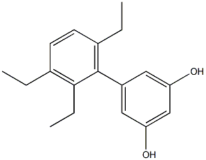 5-(2,3,6-Triethylphenyl)benzene-1,3-diol