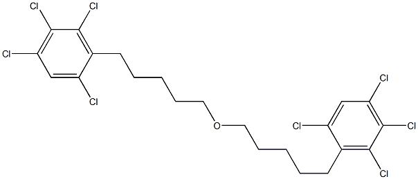 2,4,5,6-Tetrachlorophenylpentyl ether Structure