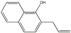 2-アリル-1-ナフトール 化学構造式